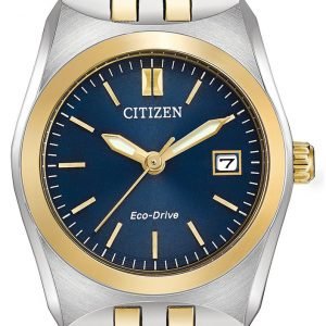 Citizen Dress Ew2294-53l Kello Sininen / Kullansävytetty