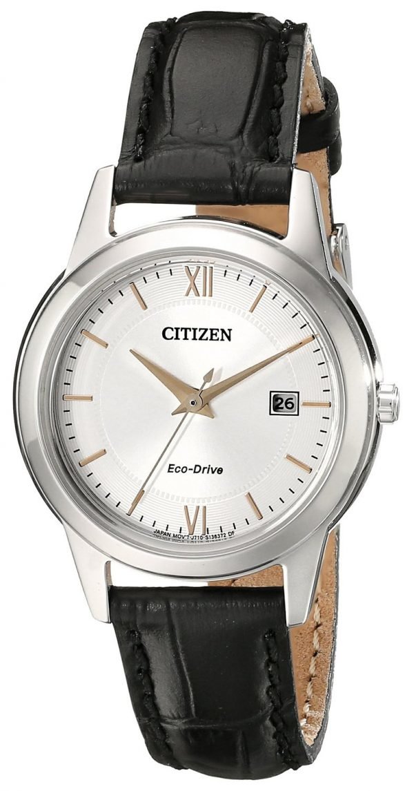 Citizen Dress Fe1086-04a Kello Hopea / Nahka