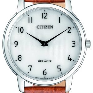 Citizen Eco Drive 180 Ar1130-13a Kello Valkoinen / Nahka