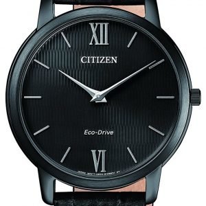 Citizen Eco Drive 180 Ar1135-10e Kello Musta / Nahka