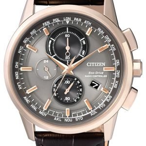 Citizen Eco Drive 180 At8113-12h Kello Harmaa / Nahka