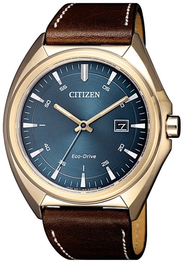 Citizen Eco Drive 180 Aw1573-11l Kello Sininen / Nahka