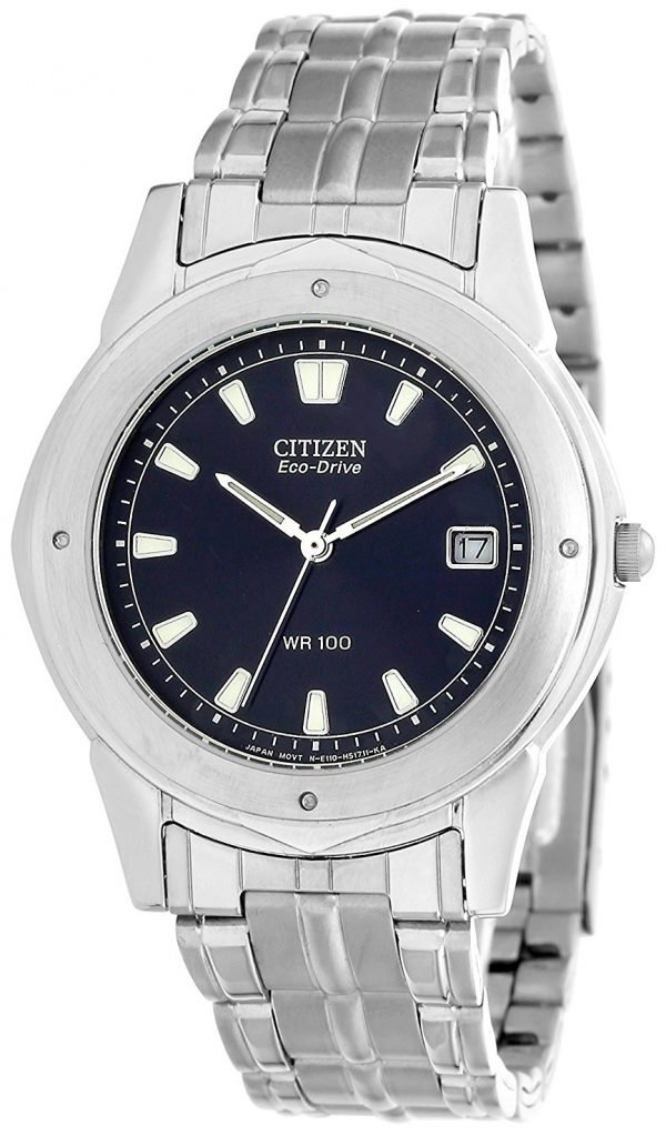 Citizen Eco Drive 180 Bm0181-55l Kello Sininen / Teräs