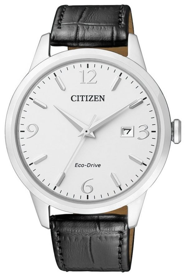 Citizen Eco Drive 180 Bm7300-09a Kello Valkoinen / Nahka