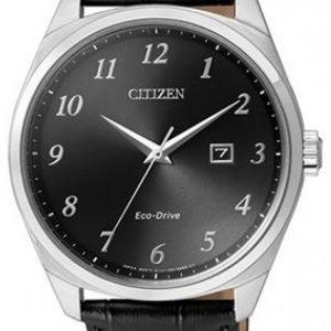 Citizen Eco Drive 180 Bm7320-01e Kello Musta / Nahka