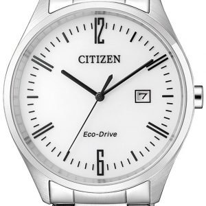 Citizen Eco Drive 180 Bm7350-86a Kello Valkoinen / Teräs