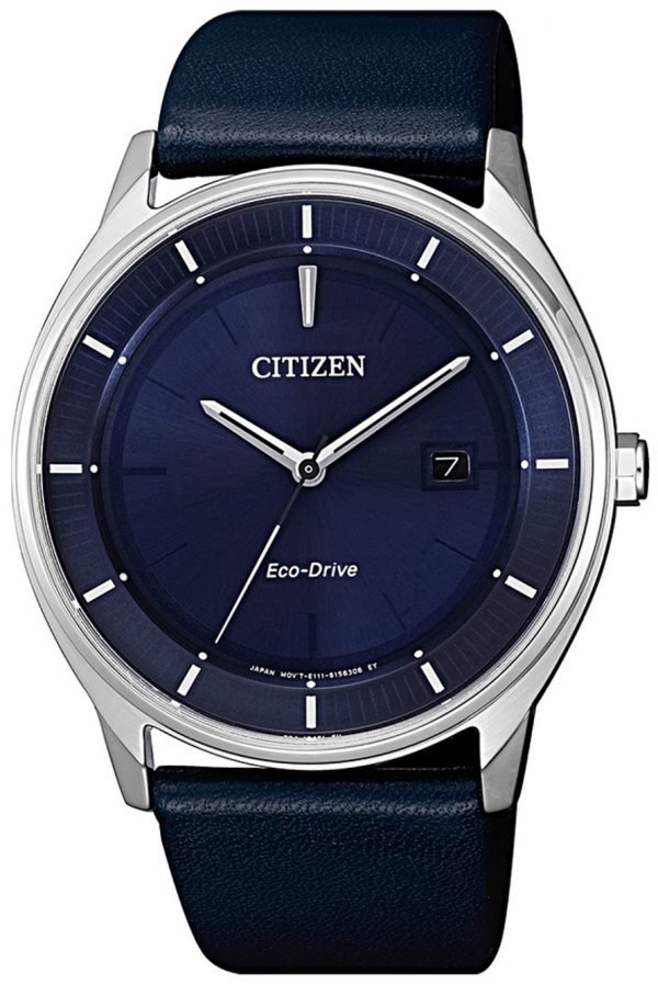 Citizen Eco Drive 180 Bm7400-12l Kello Sininen / Nahka