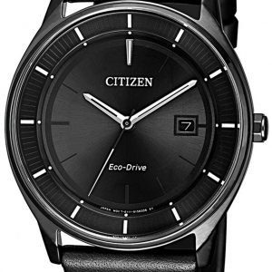 Citizen Eco Drive 180 Bm7405-19e Kello Musta / Nahka