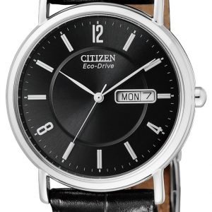 Citizen Eco Drive 180 Bm8241-01e Kello Musta / Nahka