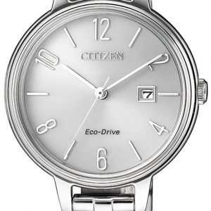 Citizen Eco Drive 180 Ew2440-88a Kello Hopea / Teräs