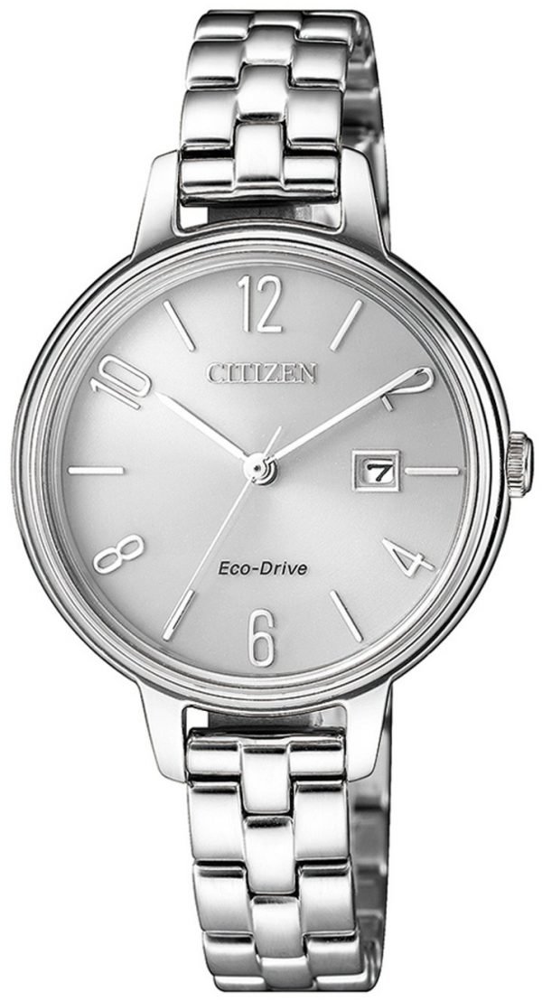 Citizen Eco Drive 180 Ew2440-88a Kello Hopea / Teräs