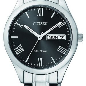 Citizen Eco Drive 180 Ew3196-81e Kello Musta / Teräs