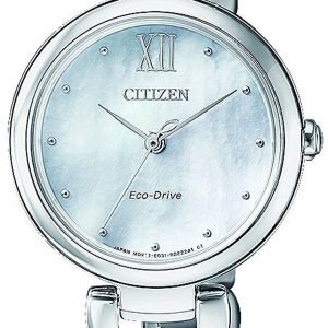 Citizen Elegance Em0530-81d Kello Hopea / Teräs