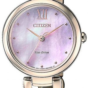 Citizen Elegance Em0533-82y Kello Pinkki / Punakultasävyinen