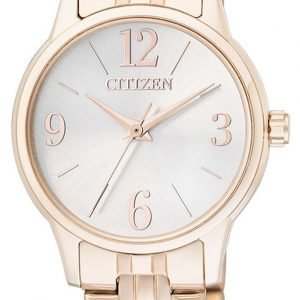 Citizen Elegance Ex0293-51a Kello Hopea / Punakultasävyinen