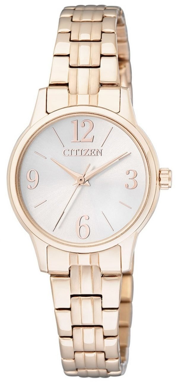 Citizen Elegance Ex0293-51a Kello Hopea / Punakultasävyinen