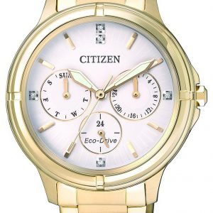 Citizen Elegance Fd2032-55a Kello Valkoinen / Kullansävytetty