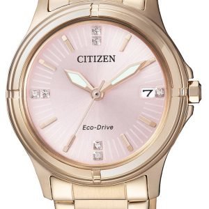 Citizen Elegance Fe6053-57w Kello Pinkki / Punakultasävyinen