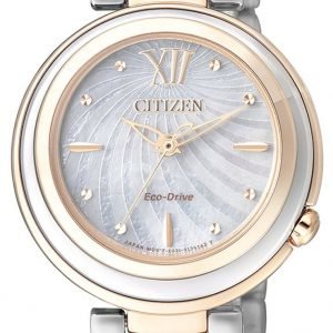 Citizen Em0335-51d Kello Hopea / Teräs