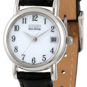 Citizen Ew1270-06a Kello Valkoinen / Nahka