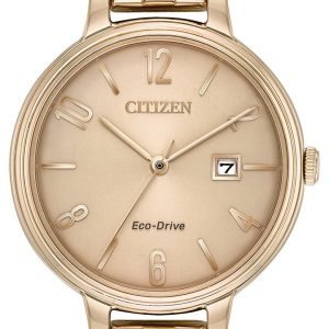 Citizen Ew2443-55x Kello Punakultaa / Punakultasävyinen