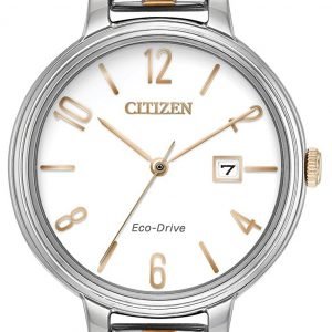 Citizen Ew2446-57a Kello Valkoinen / Punakultasävyinen