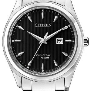 Citizen Ew2470-87e Kello Musta / Titaani