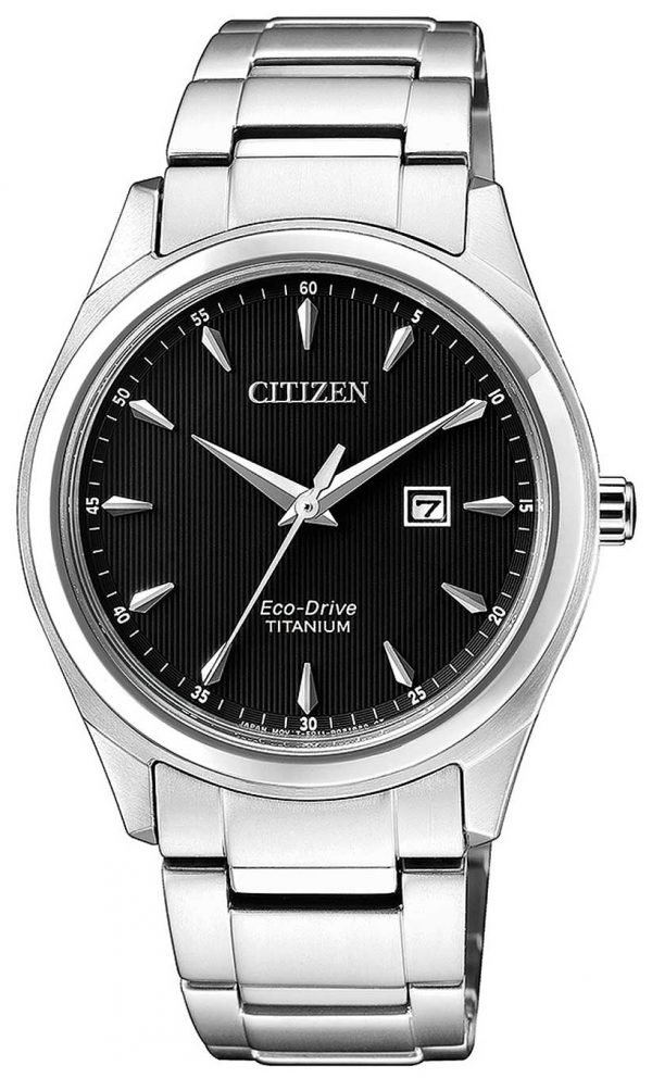 Citizen Ew2470-87e Kello Musta / Titaani