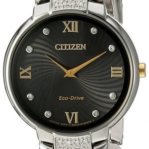 Citizen Ex1464-54e Kello Musta / Kullansävytetty Teräs