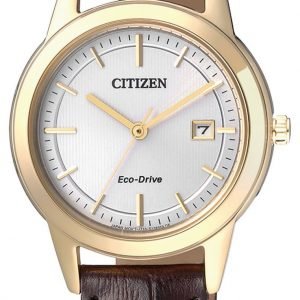 Citizen Fe1083-02a Kello Hopea / Nahka