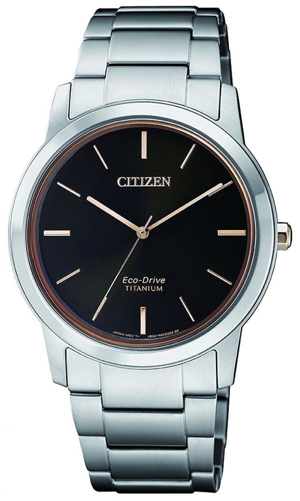 Citizen Fe7024-84e Kello Musta / Titaani