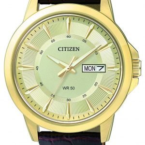 Citizen Leather Bf2013-05p Kello Samppanja / Nahka