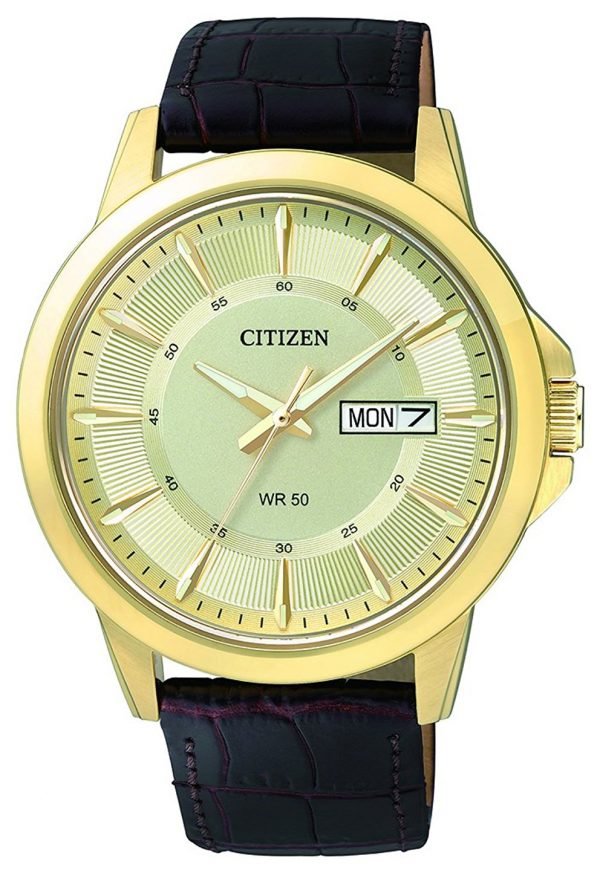 Citizen Leather Bf2013-05p Kello Samppanja / Nahka