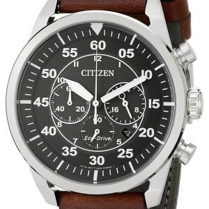 Citizen Leather Ca4210-24e Kello Musta / Nahka