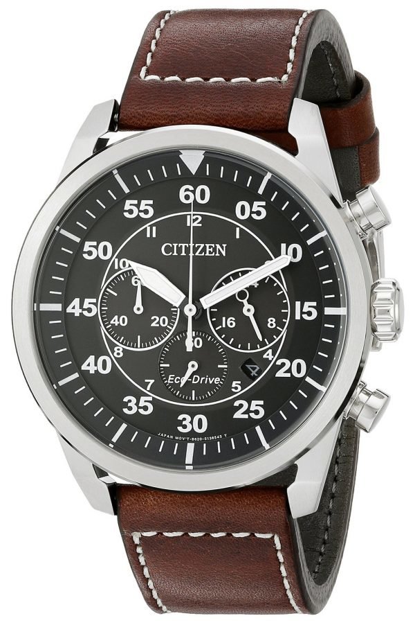 Citizen Leather Ca4210-24e Kello Musta / Nahka