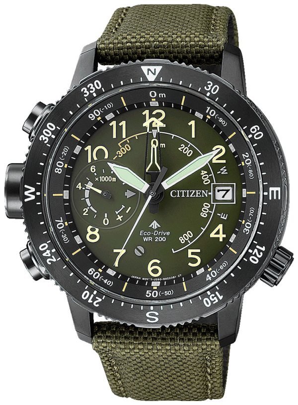 Citizen Promaster Bn4045-12x Kello Vihreä / Tekstiili