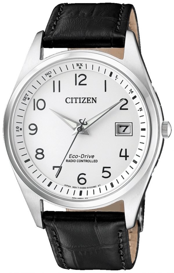 Citizen Radio Controlled As2050-10a Kello Hopea / Nahka