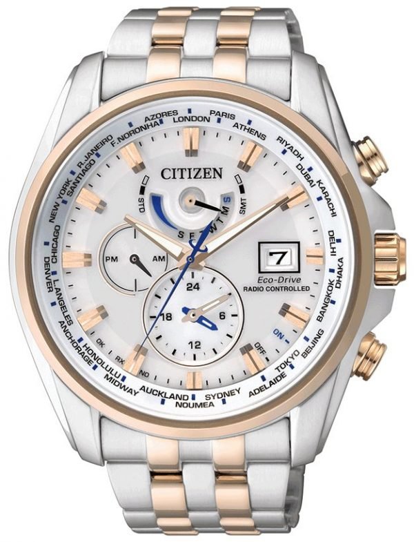 Citizen Radio Controlled At9034-54a Kello