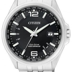 Citizen Radio Controlled Cb0010-88e Kello Musta / Teräs