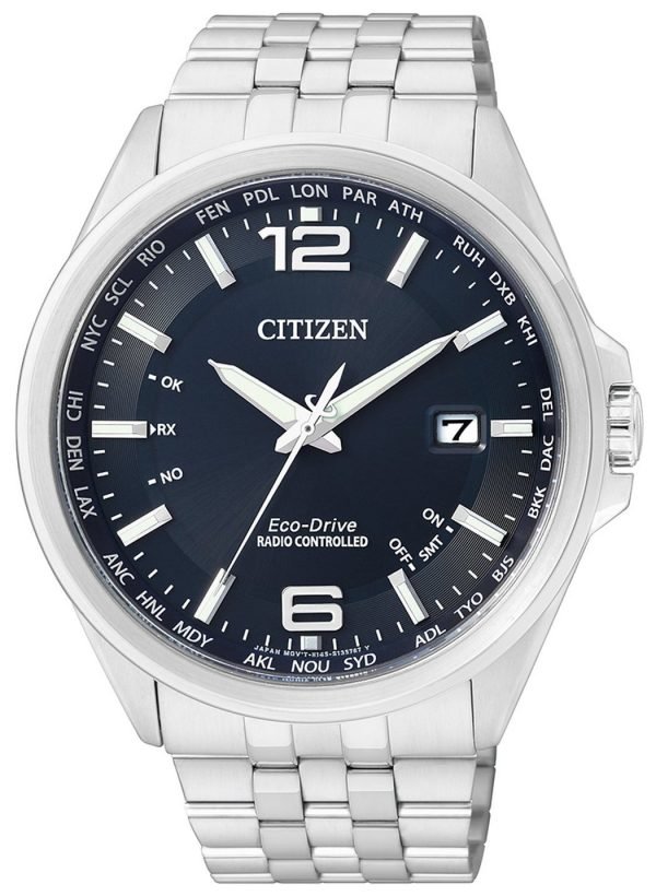 Citizen Radio Controlled Cb0010-88l Kello Sininen / Teräs