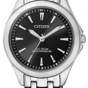 Citizen Radio Controlled Es4020-53e Kello Musta / Teräs