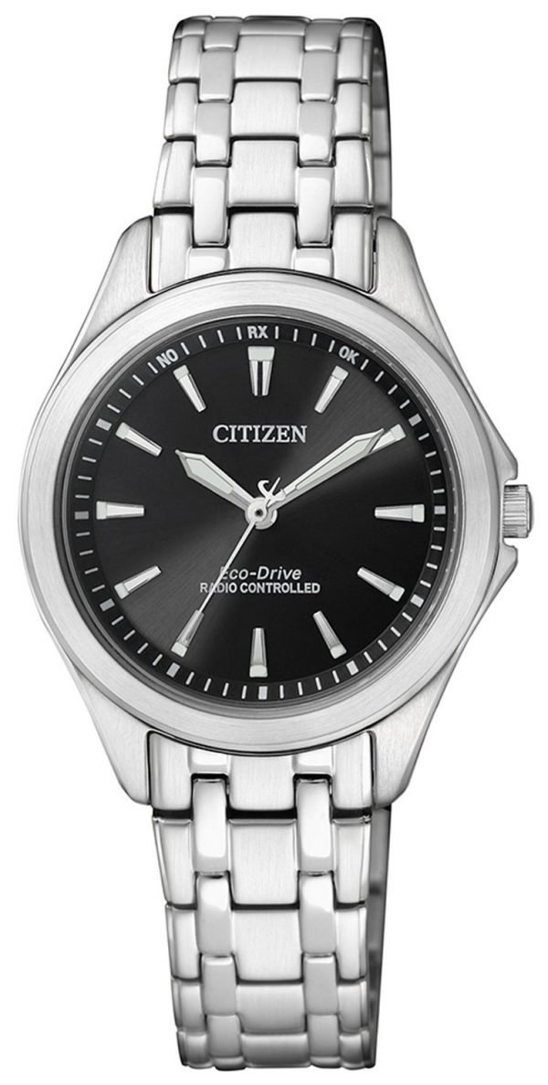 Citizen Radio Controlled Es4020-53e Kello Musta / Teräs