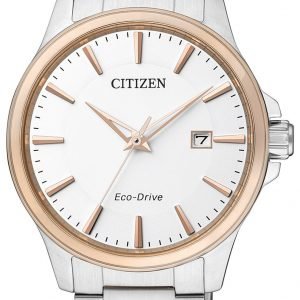 Citizen Sport Bm7294-51a Kello Valkoinen / Punakultasävyinen