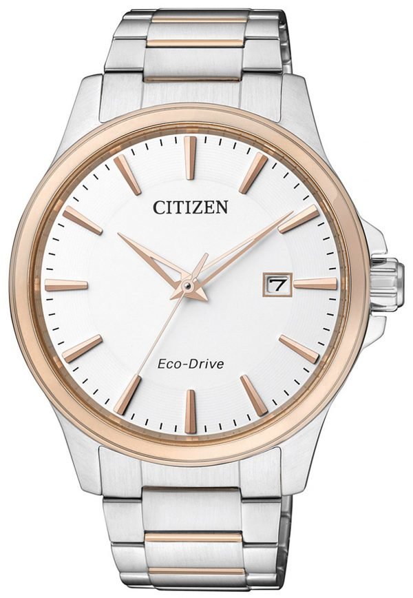 Citizen Sport Bm7294-51a Kello Valkoinen / Punakultasävyinen