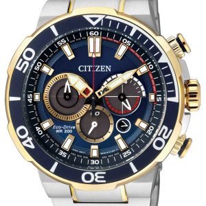 Citizen Sport Ca4254-53l Kello Sininen / Kullansävytetty