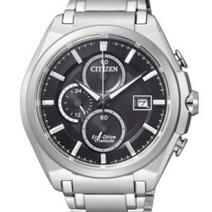 Citizen Super Titanium Ca0350-51e Kello Musta / Titaani