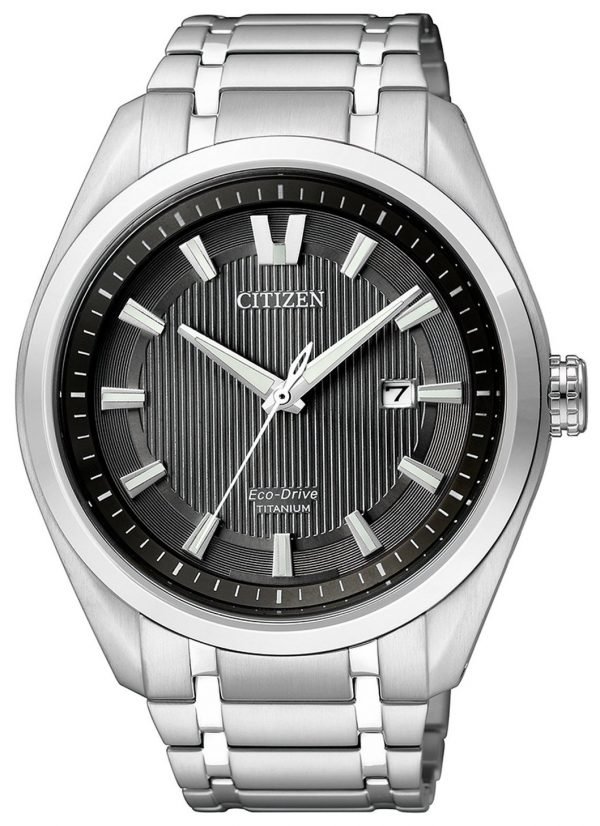 Citizen Titanium Aw1240-57e Kello Musta / Titaani