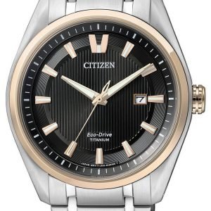 Citizen Titanium Aw1244-56e Kello Musta / Titaani