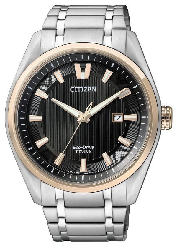 Citizen Titanium Aw1244-56e Kello Musta / Titaani