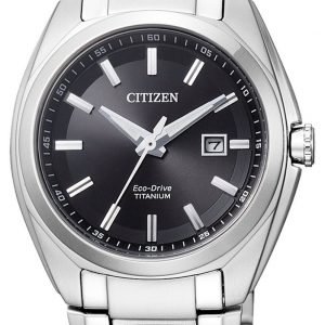 Citizen Titanium Ew2210-53e Kello Musta / Titaani